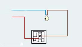 Electricidad basica. Interruptor simple